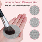 4 In 1 Electric Makeup Brush Cleaner USB Powered Automatic Brush Blender Machine With Timer Digital Display Cleaning Drying UV Disinfection Brush Storage For All Types Of Brushes Valentines Day Gift