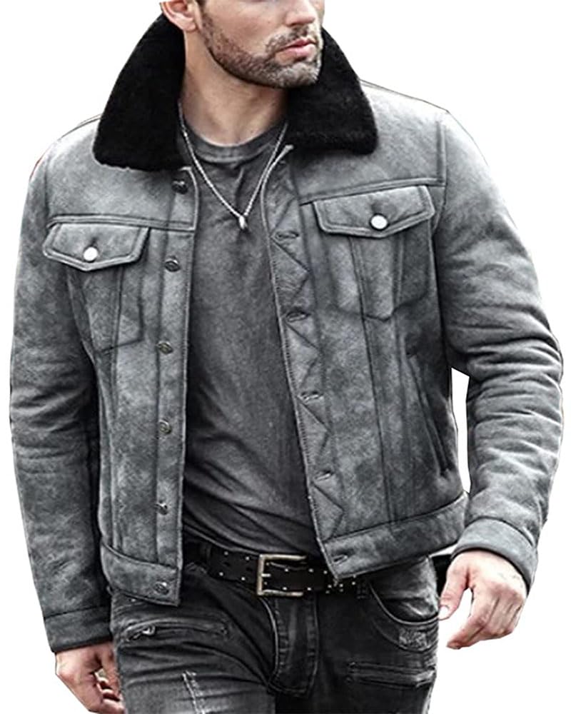 ZA Fashion Cloud Men Real B3 Sheepskin Shearling flying WW2 Aviator Winter Fur Bomber leather Jacket