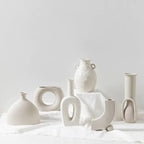 Nordic Minimalist Ceramic Vase – Modern Scandinavian Home Decor