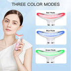 Skin Care Neck Face Massage Tool With Thermals, 3-in-1 Facial Massager