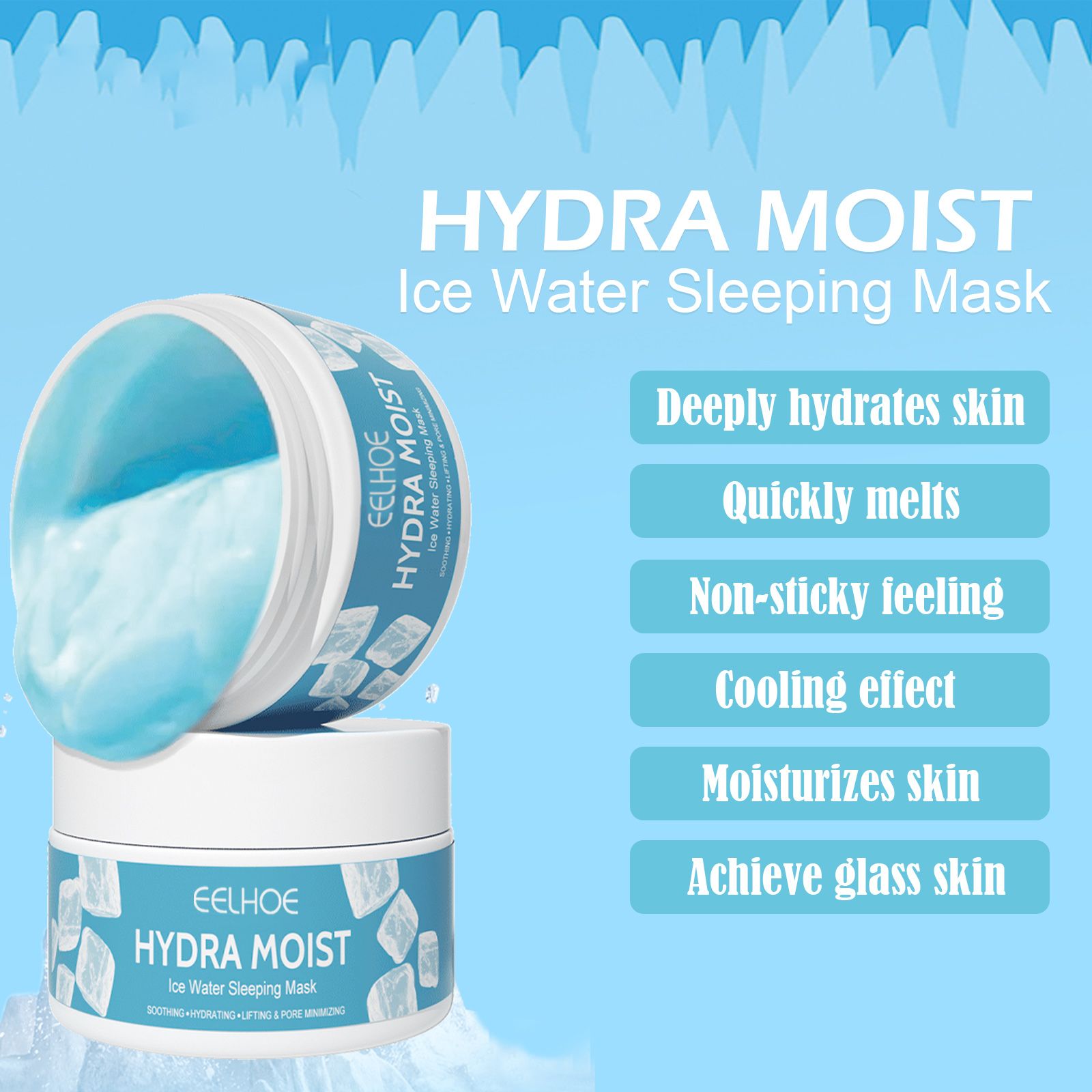 EELHOE Hydrating And Moisturizing Sleep Mask For Nourishing Skin And Repairing Dryness, Dullness, And Dark Spots On The Face