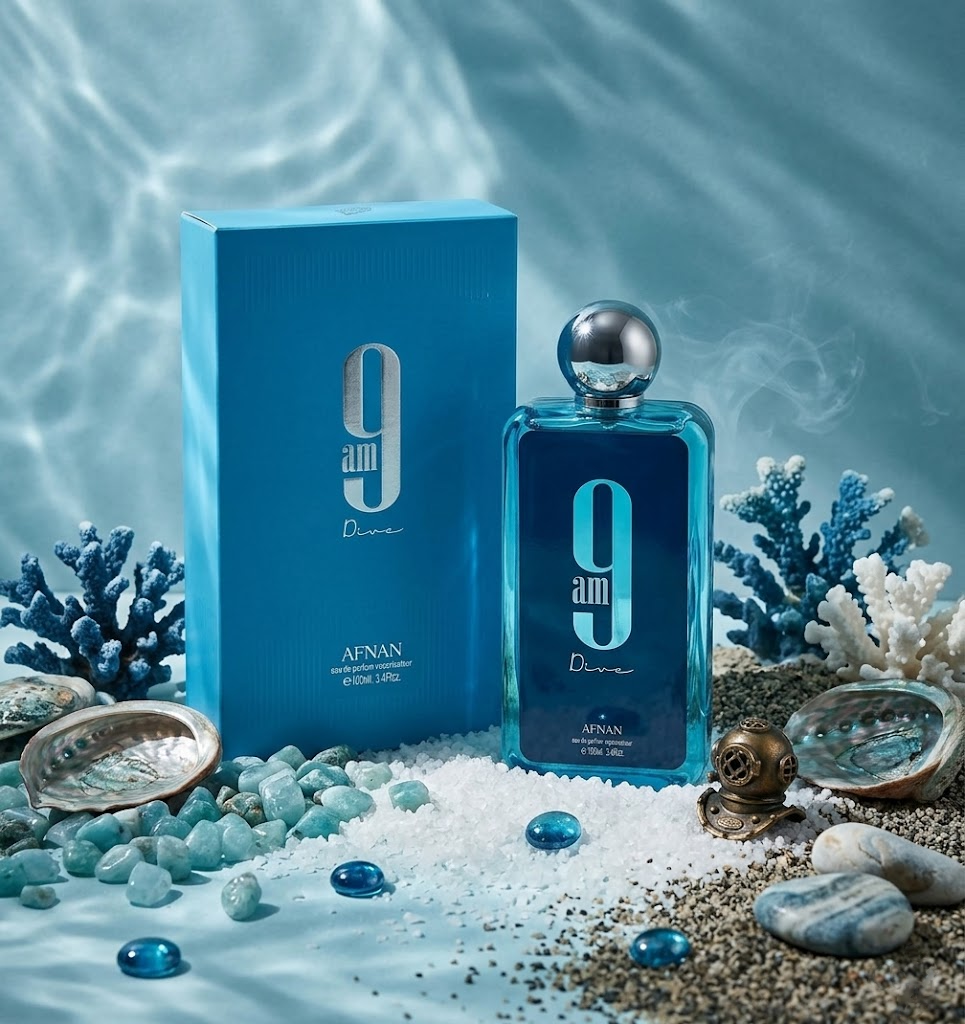 Afnan 9AM Dive Eau de Parfum Spray Unisex 3.4oz / 100ml Brand New Sealed