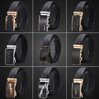 Men's Automatic Leather Buckle Business Belt