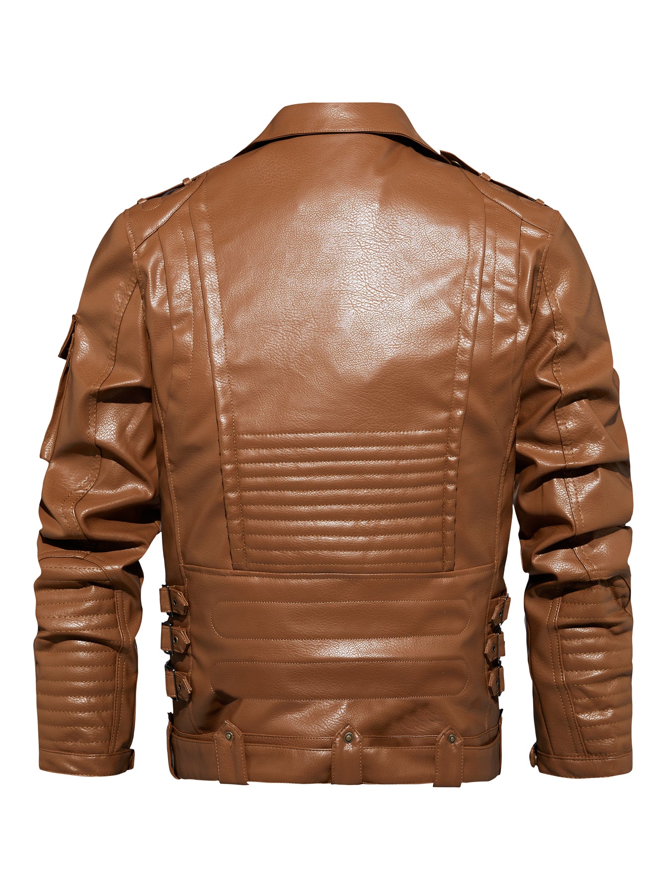 Motorcycle Leather Jacket, Punk Style PU Jacket