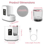 4 In 1 Electric Makeup Brush Cleaner USB Powered Automatic Brush Blender Machine With Timer Digital Display Cleaning Drying UV Disinfection Brush Storage For All Types Of Brushes Valentines Day Gift