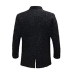 ZA Fashion Cloud New Real Karakul Persian Lamb Fur Jacket Black Coat