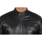 Leather Jackets For Men - Real Lambskin Motorcycle Style Mens Leather Jacket