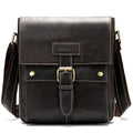 Men Genuine Leather Casual Crossbody Bag Cowhide Shoulder Bag School Backpack