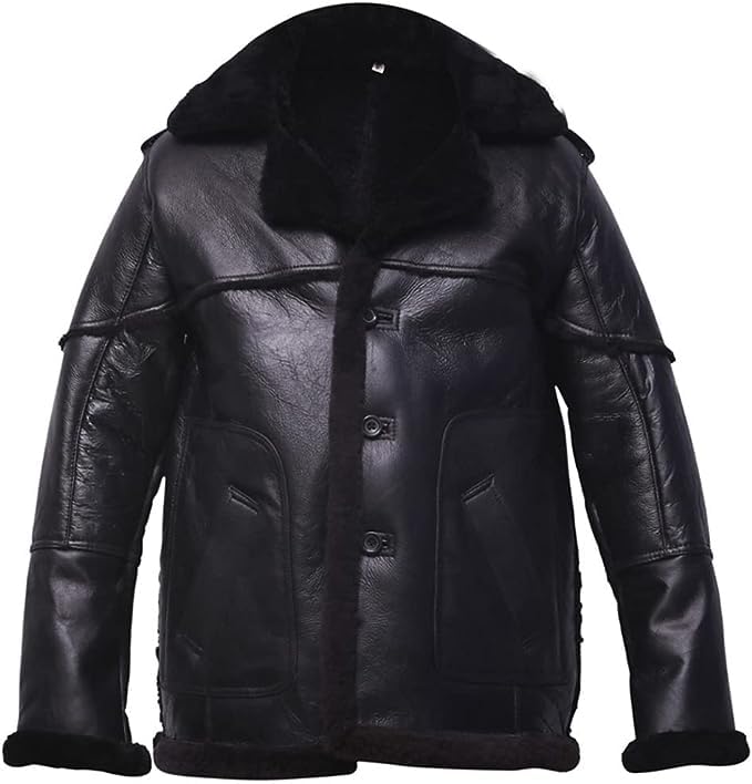 ZA Fashion Cloud The Punisher Billy Russo flying Fur Shearling leather Winter Jacket