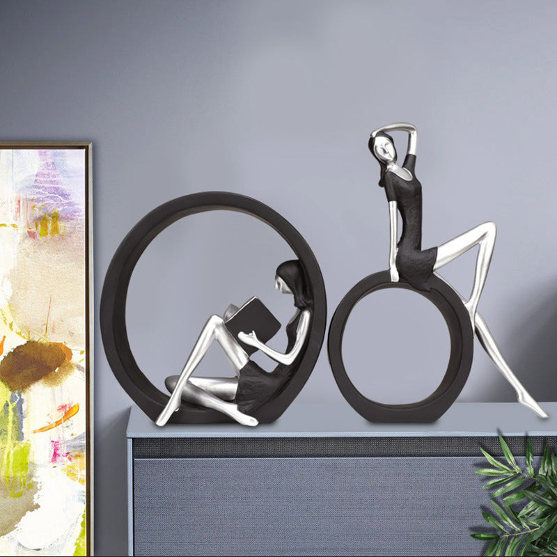 Modern Girl Wall Art Canvas – Stylish Living Room Home Decor Print