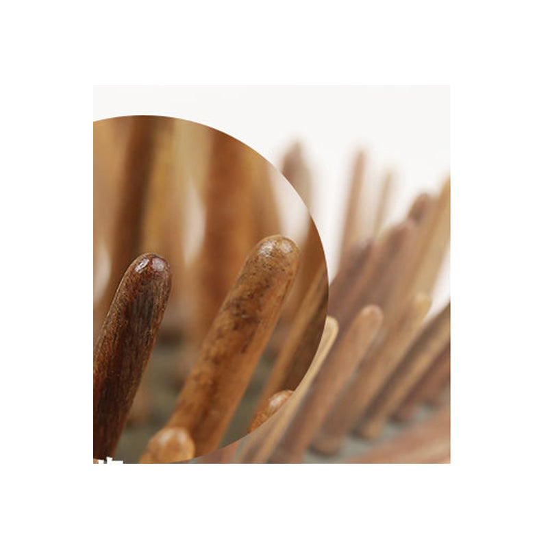 Natural Green Sandalwood Massage Comb, Hair Comb, Wooden Comb, Scalp Massager, Hair Growth Comb, Massage Comb