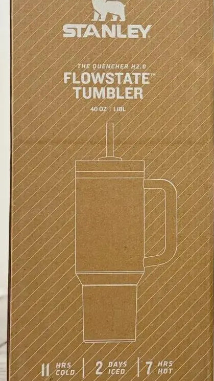 Chocolate Gold Brown Stanley - Cup Tumbler Quencher H2.0 Tumbler 40oz