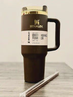 Chocolate Gold Brown Stanley - Cup Tumbler Quencher H2.0 Tumbler 40oz