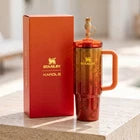 Stanley 1913 x KAROL G 40oz Quencher H2.0 Tumbler w/ Pineapple Topper