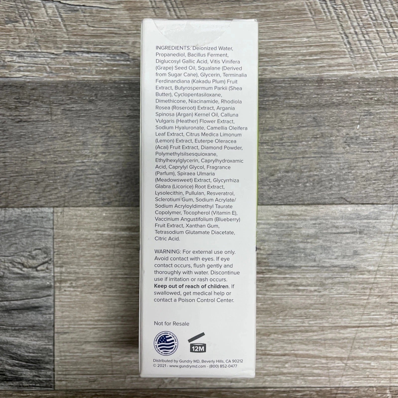 Gundry MD Polyphenol Dark Spot Diminisher Serum 1oz - New in Box, Sealed