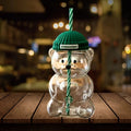 Starbucks Barista Bear Cup Limited Edition Glass Cup Xmas Gift (503 ml)