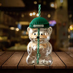 Starbucks Barista Bear Cup Limited Edition Glass Cup Xmas Gift (503 ml)