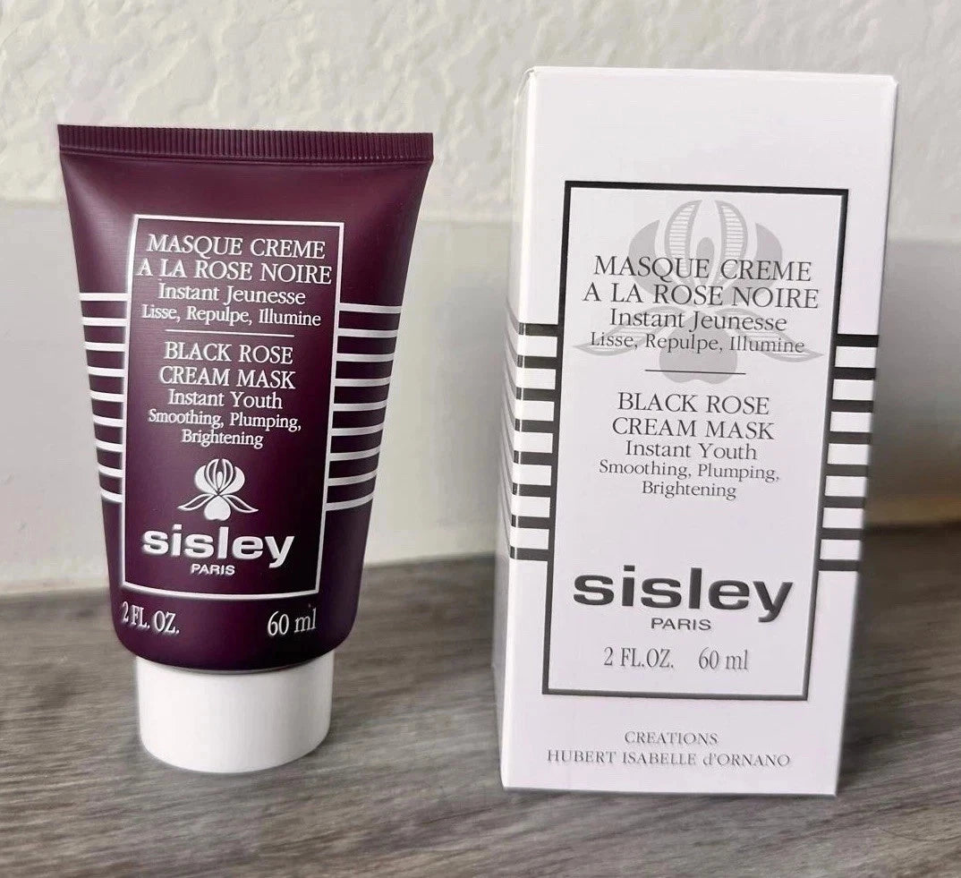 New Black Rose Cream Mask by Sisley Paris Instant Youth 2 oz 60ML New