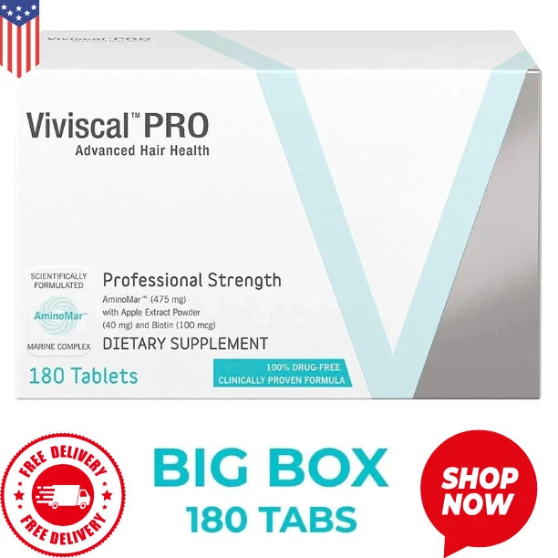 VIVISCAL PRO - Professional Hair Growth Tablets 180 Exp. 12/2027
