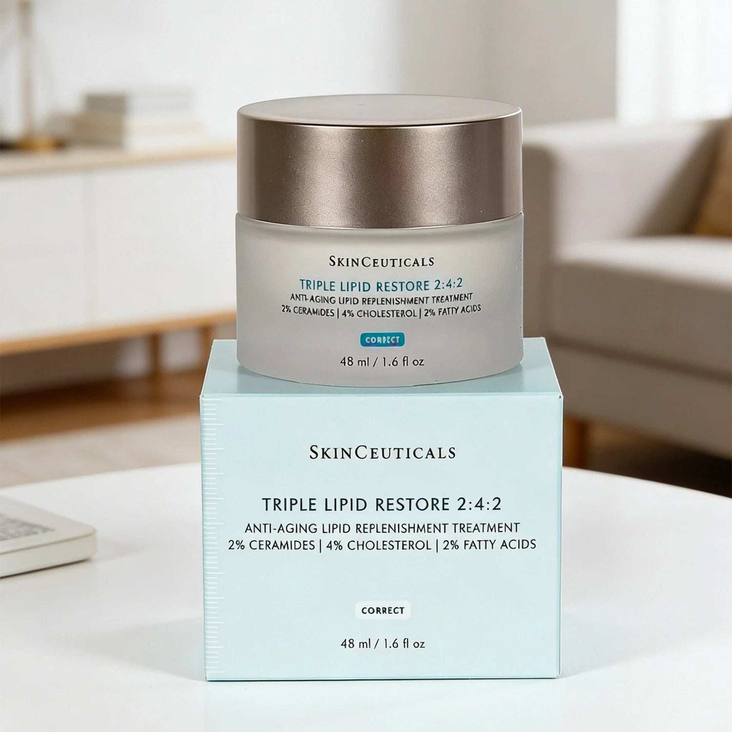 SkinCeuticals' Triple Lipid Restore 1.6 oz Face Cream 2:4:2,48ml Sealed New Box