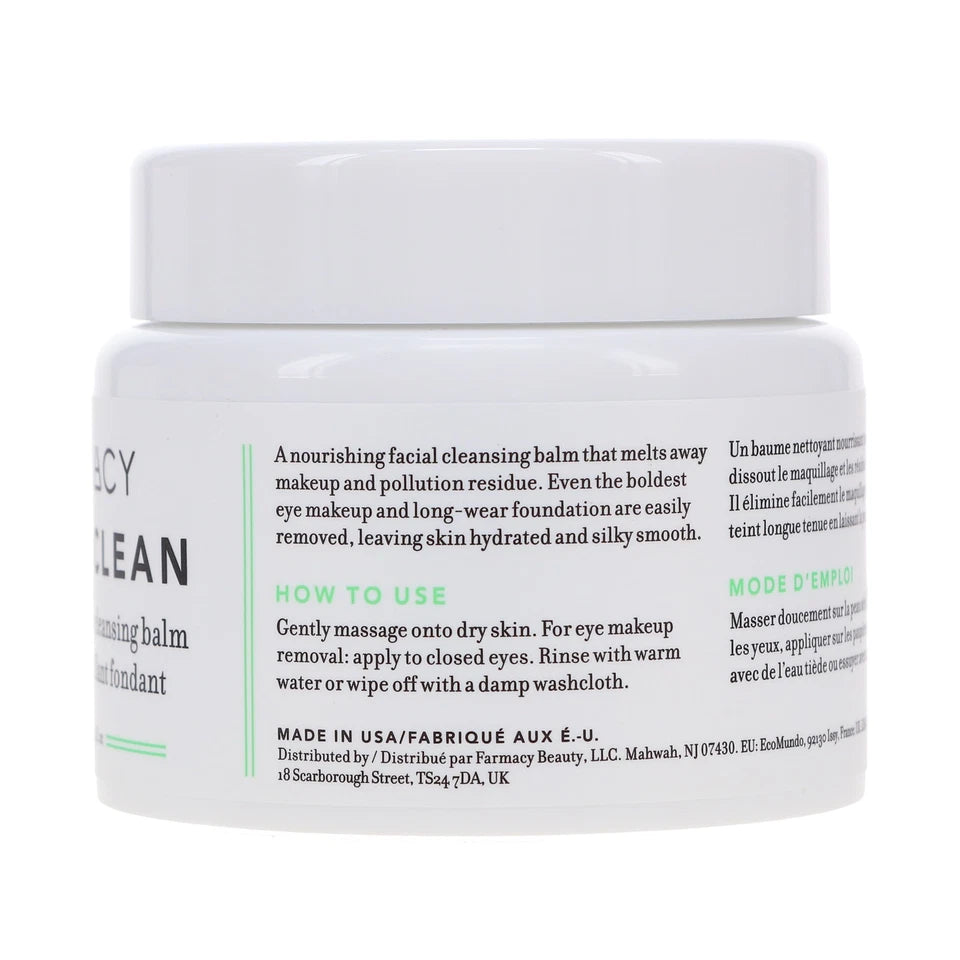 Farmacy Green Clean Makeup Meltaway Cleansing Balm 3.4 oz