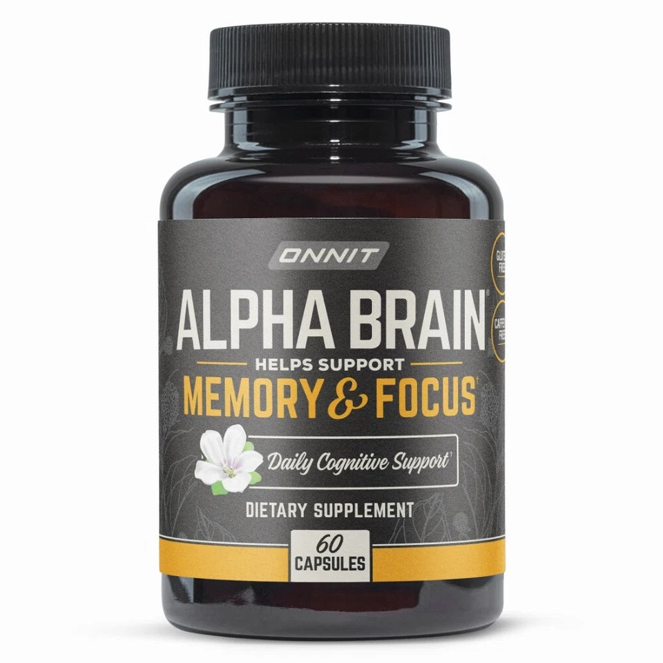Alpha BRAIN Nootropic Brain Health, Memory and Focus Support, 60 Ct