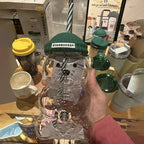 Starbucks Bearista Bear Glass Jar Cold Cup With Straw 2026 Holiday Xmas Gifts