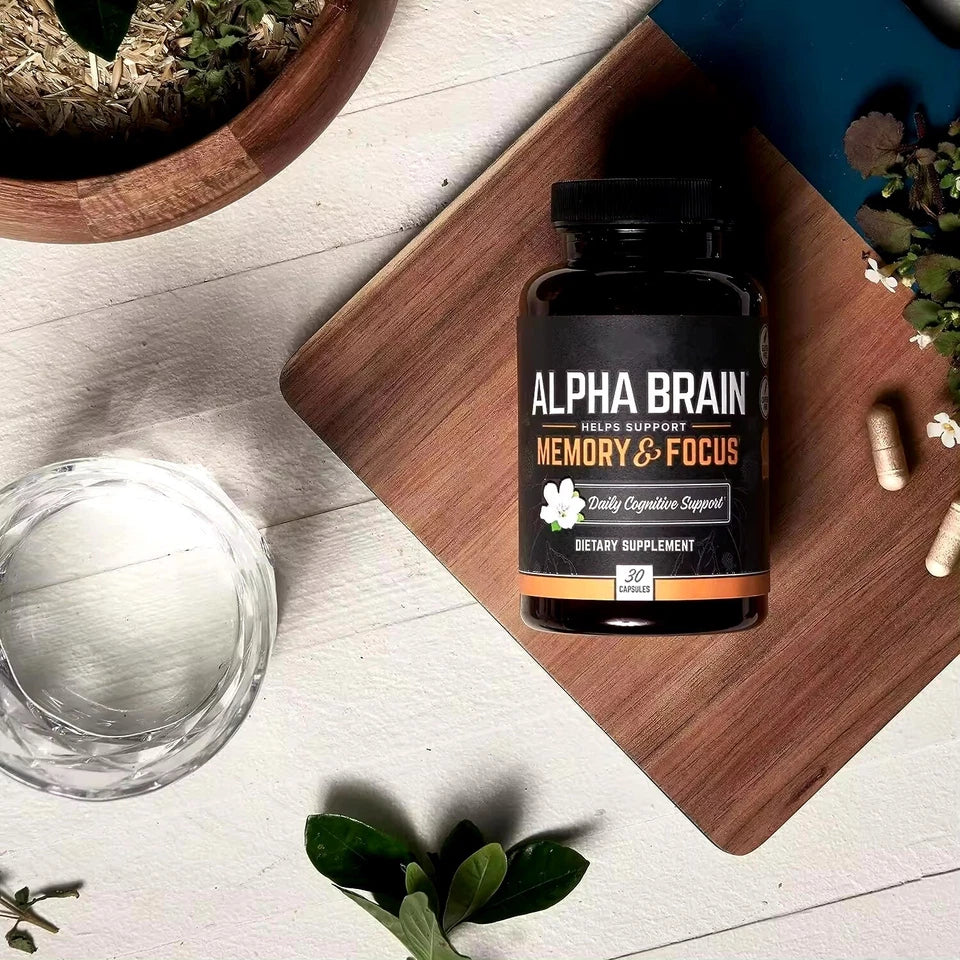 Alpha BRAIN Nootropic Brain Health, Memory and Focus Support, 60 Ct