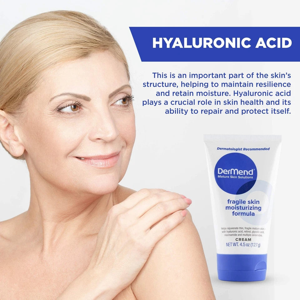 Dermend Fragile Skin Moisturizer 4.5oz Strengthen Tighten Mature Skin