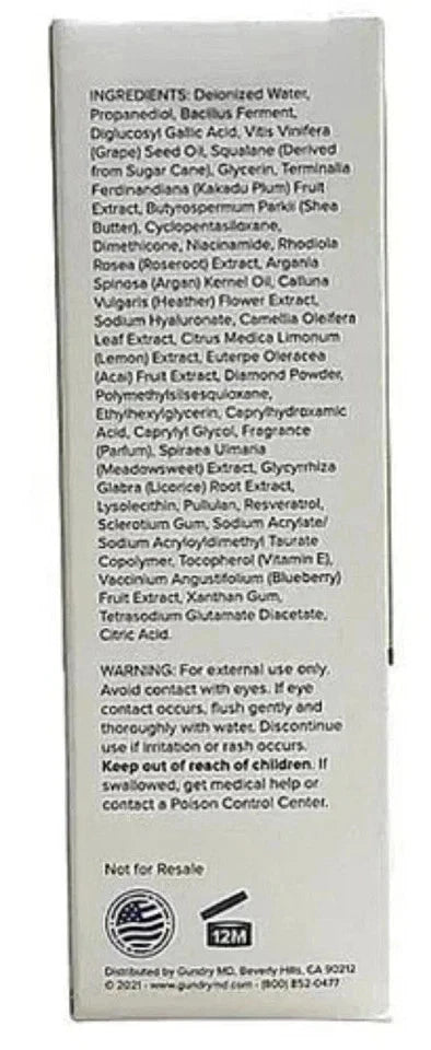 Gundry MD Polyphenol Dark Spot Diminisher Serum 1oz - New in Box, Sealed
