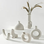Nordic Minimalist Ceramic Vase – Modern Scandinavian Home Decor