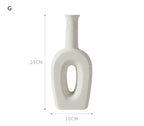 Nordic Minimalist Ceramic Vase – Modern Scandinavian Home Decor
